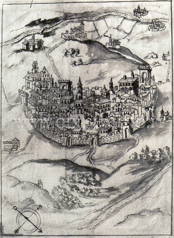 Penne: disegno del 1593